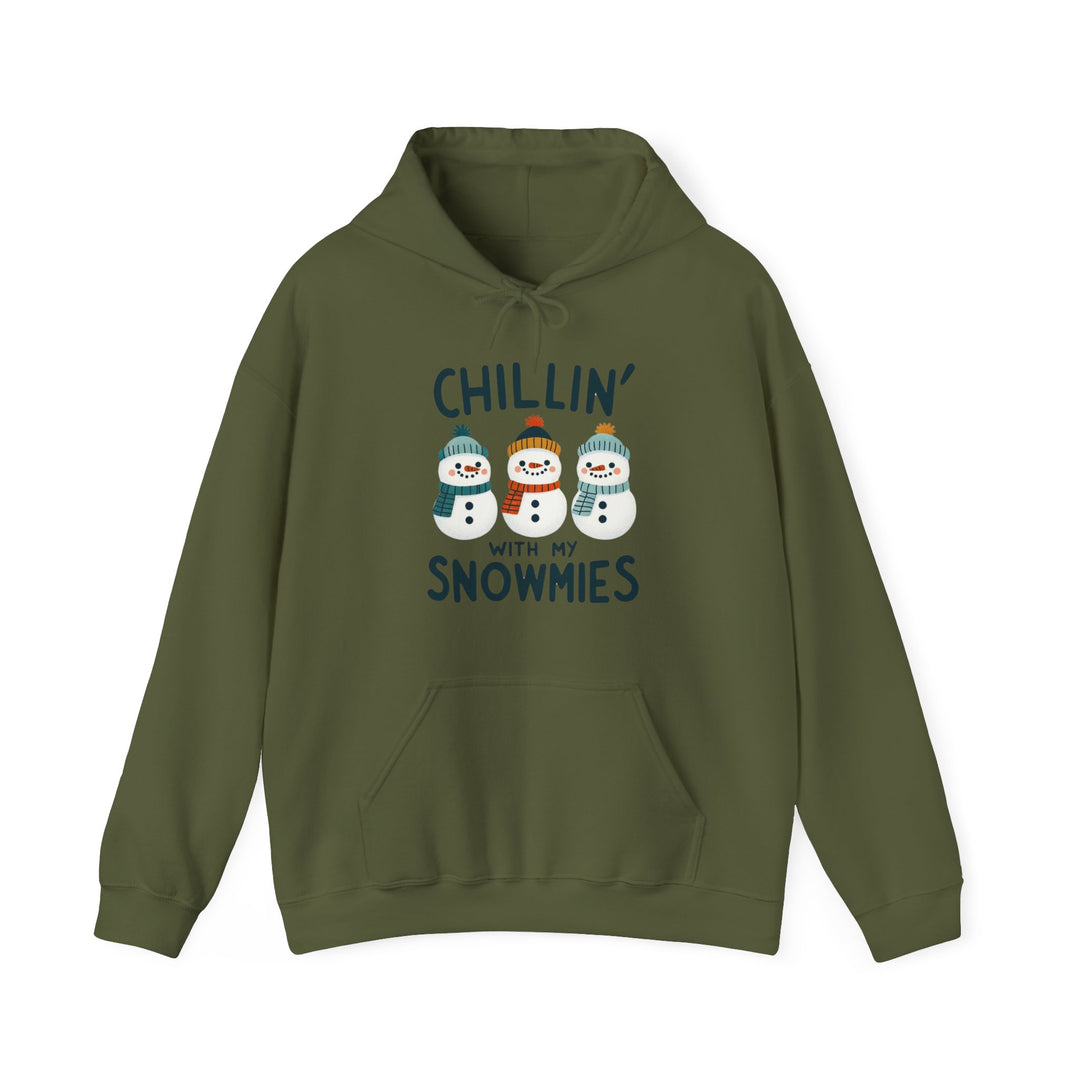 Chillin' Snowmies Unisex Hoodie - Wave Fusions