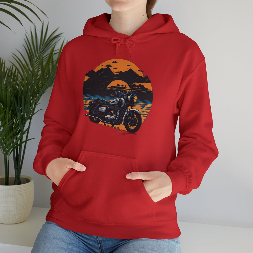 Vintage Bike Unisex Heavy Blend™ Hooded Sweatshirt