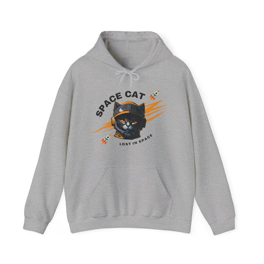 Space Cat Astronaut Hoodie - Lost In Space