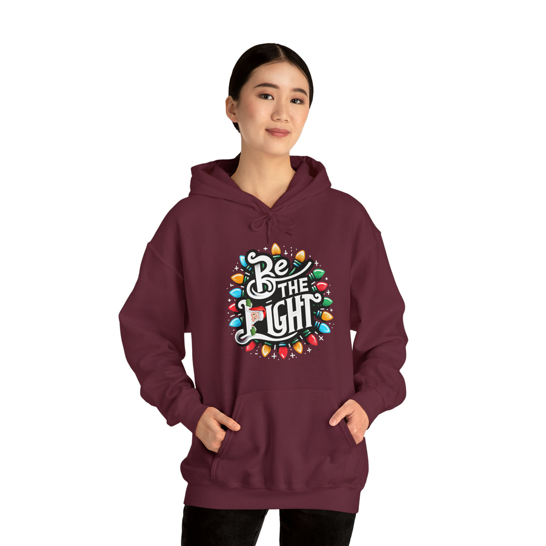 Be The Light Christmas Unisex Hoodie - Wave Fusions