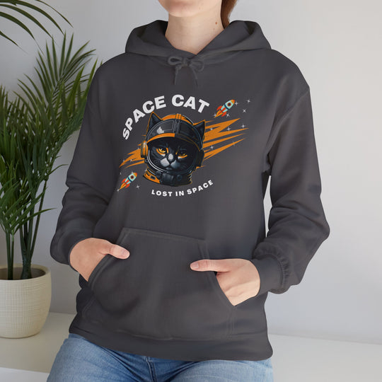 Space Cat Astronaut Hoodie - Lost In Space