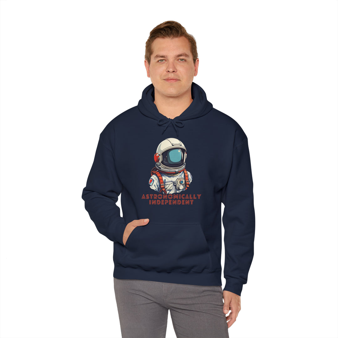 Astronomically Independent Unisex Hoodie - Wave Fusions