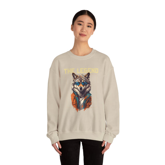 The Legend Wolf Sweatshirt - Wolf in Shades