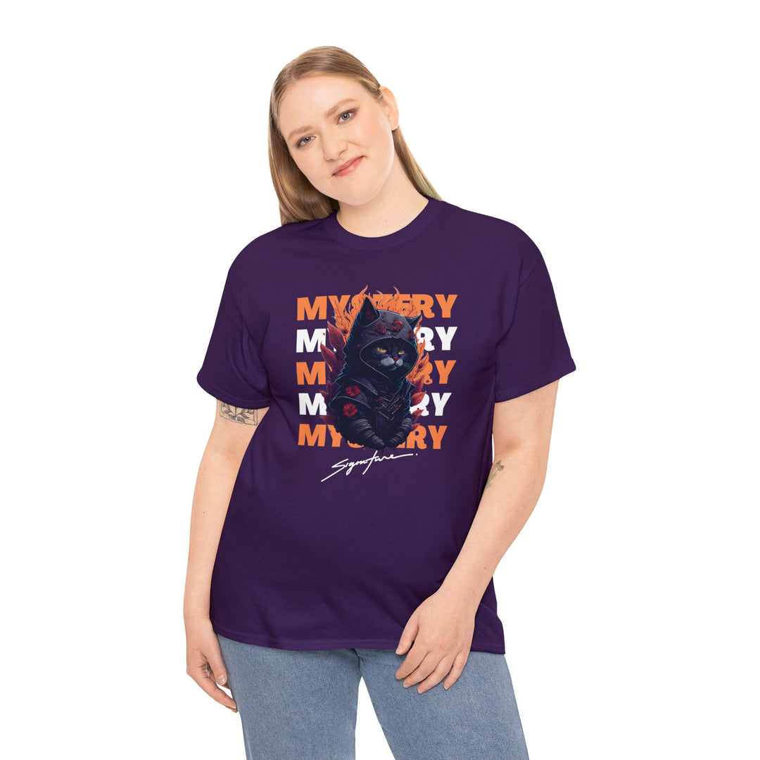 Cat Knight Armor Mystery Cat T-Shirt