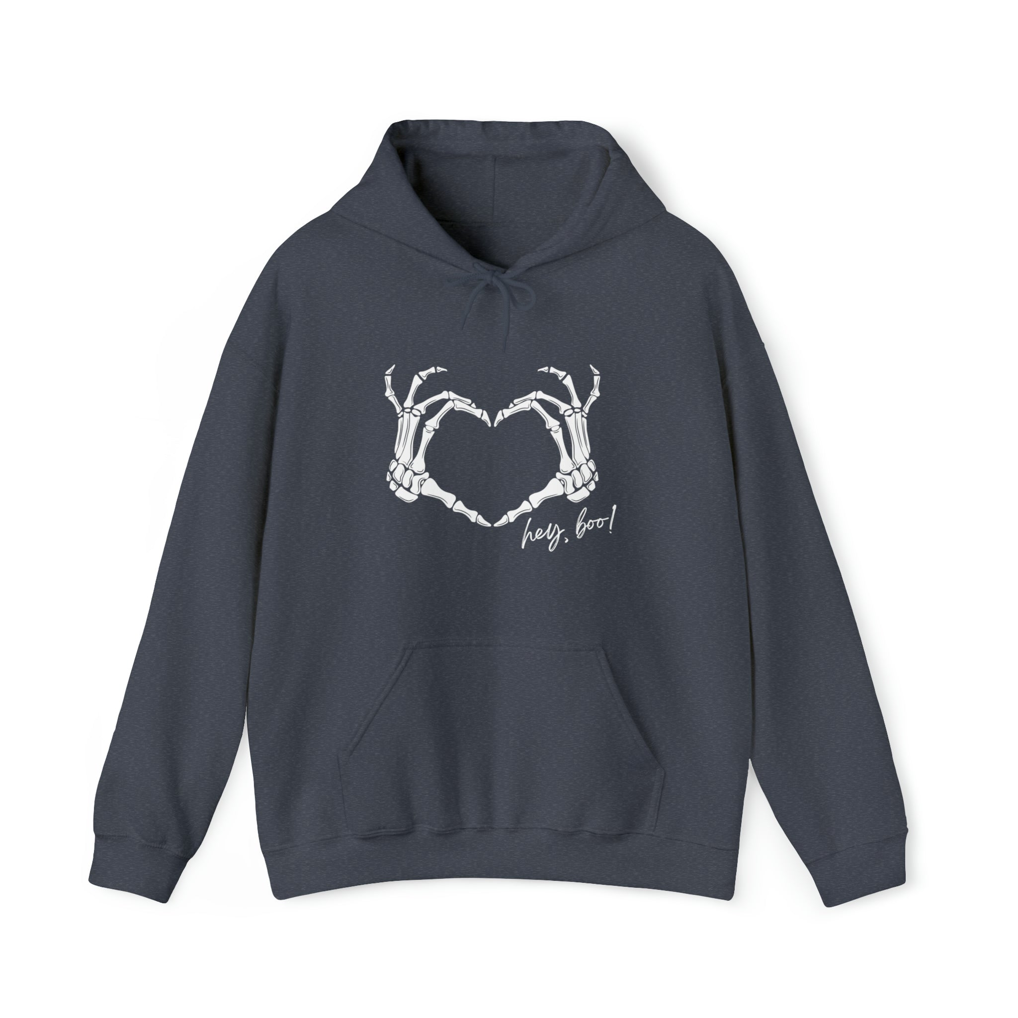 Skeleton Heart Unisex Hoodie - Wave Fusions