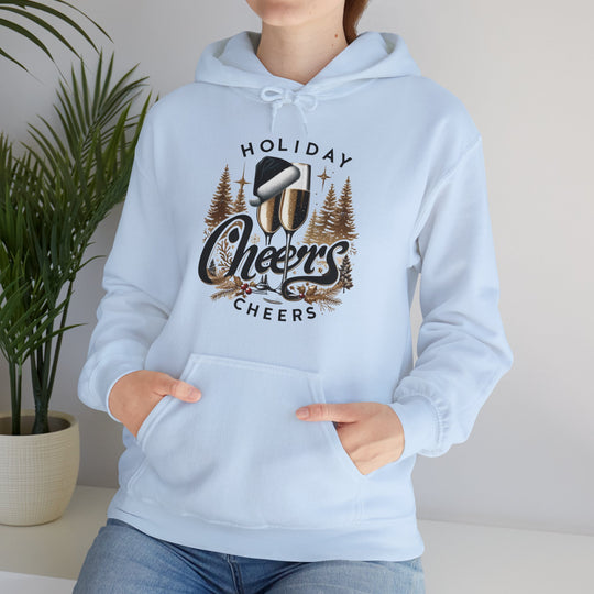 Holiday Cheers Unisex Hoodie - Wave Fusions