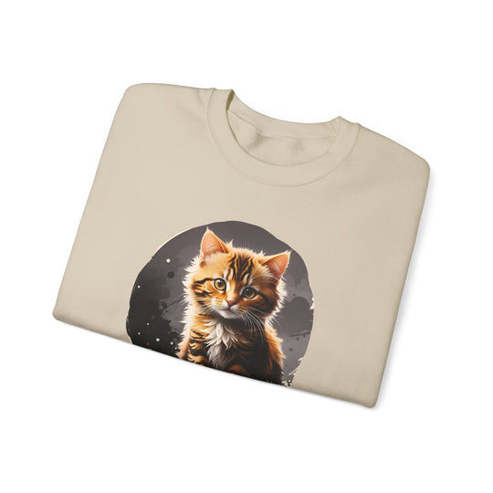 Lunar Kitten Sweatshirt - Moonglow Cat