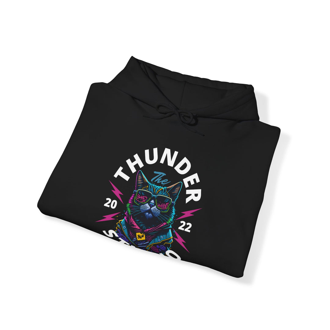 Thunder Studio Cat Hoodie - DJ Cat Vibe