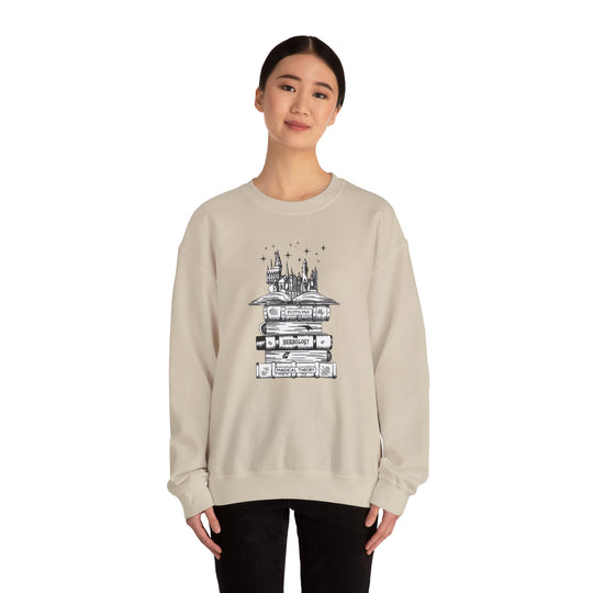 Enchanted Books Sweatshirt - Magical Theory & Wizarding Charm