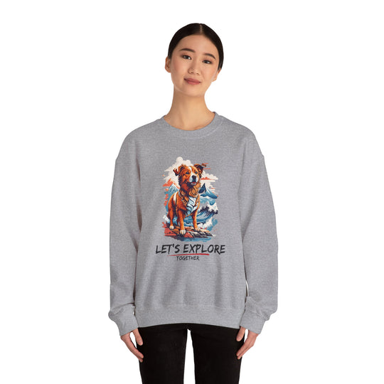 Lets Explore Together Adventure Buddy Sweatshirt