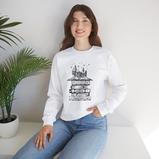 Enchanted Books Sweatshirt - Magical Theory & Wizarding Charm