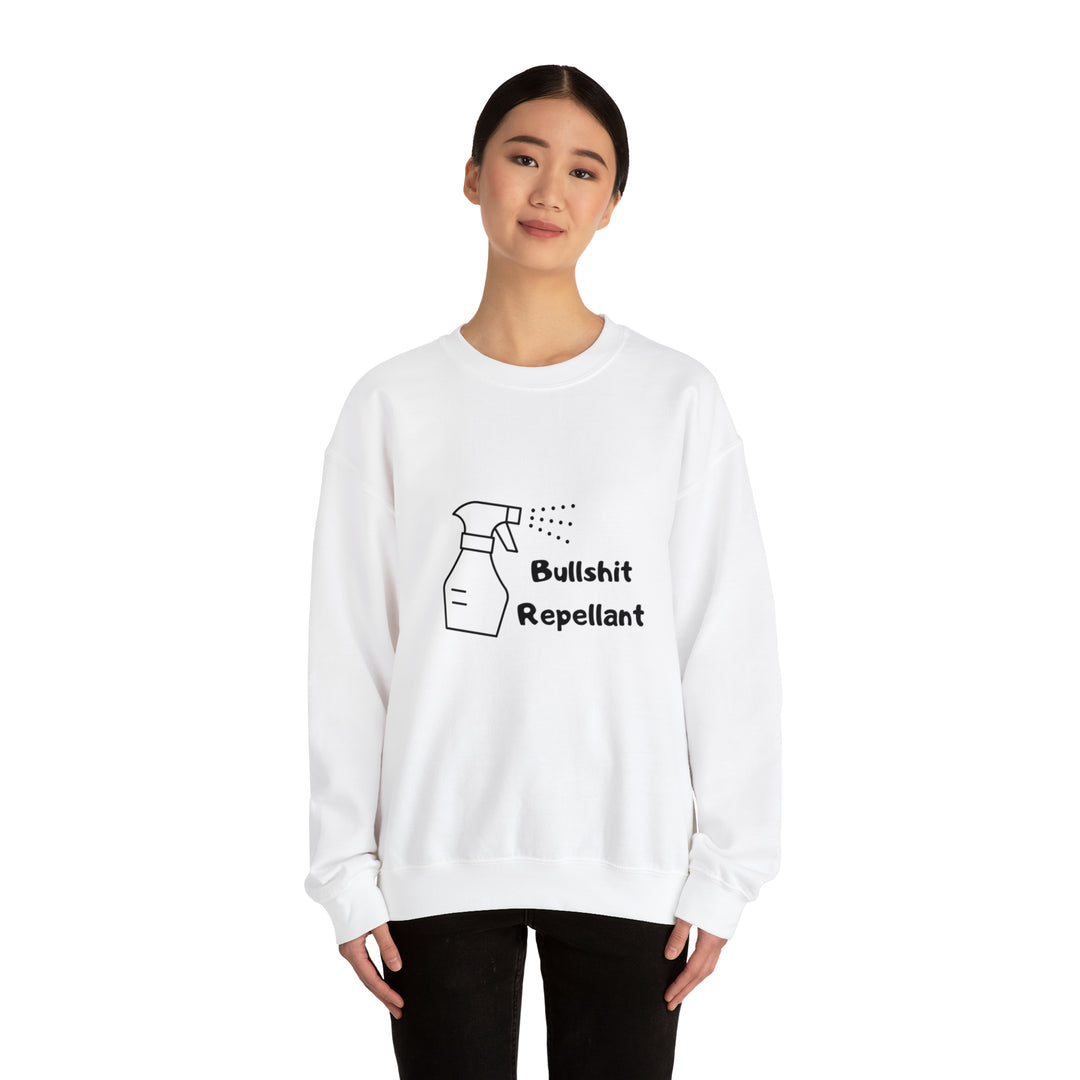 Bullshit Repellant Unisex Heavy Blend™ Crewneck Sweatshirt - Wave Fusions