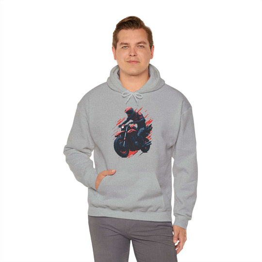 Biker Unisex Hooded Sweatshirt