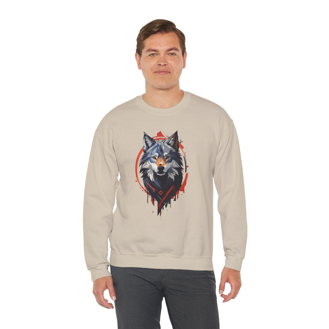 Alpha Wolf Crest Sweatshirt - Wilderness Royalty