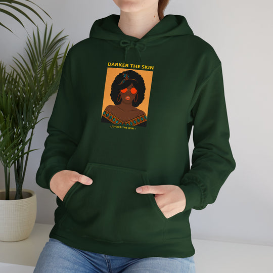 Darker the Skin Graphic Art Hoodie