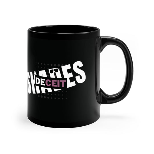 Cool Elephant Black Mug - Wave Fusions