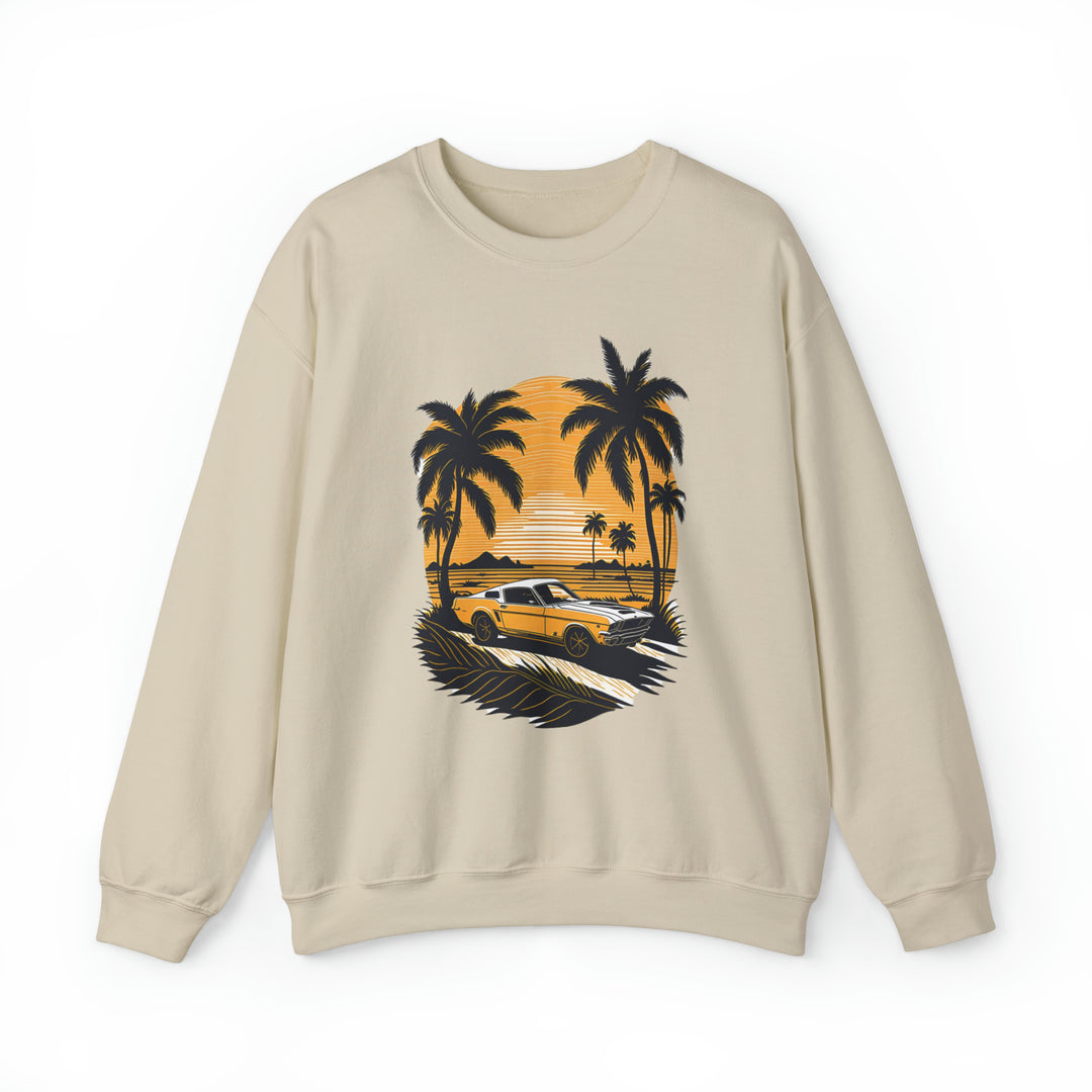 Vintage Car Unisex Heavy Blend Crewneck Sweatshirt - Wave Fusions