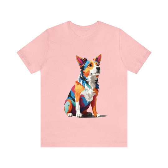 Sitting Dog Graphic Tee - Wave Fusions