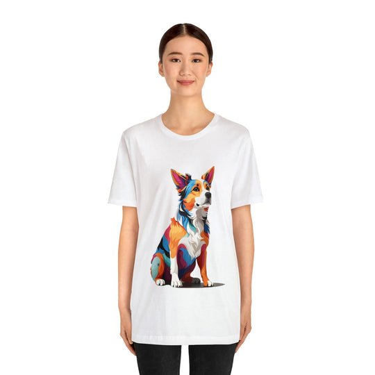 Sitting Dog Graphic Tee - Wave Fusions