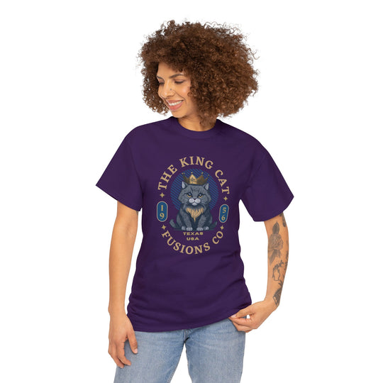 The King Cat T-Shirt - Royal Feline Series