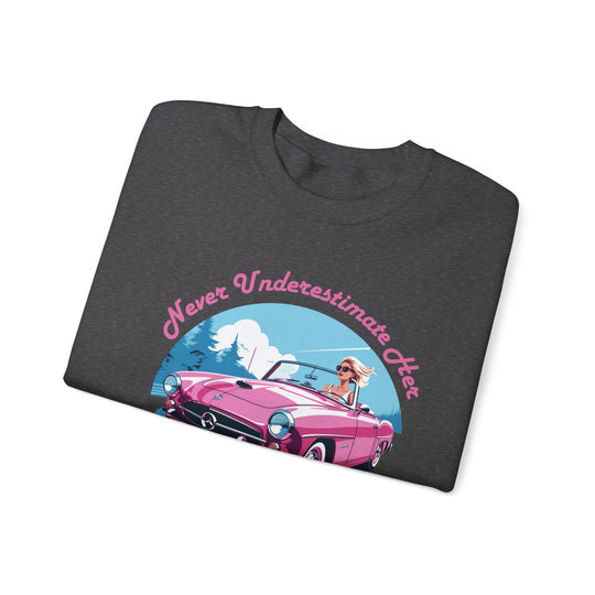 Underestimate Her Not Convertible Sweatshirt - Power and Grace Design