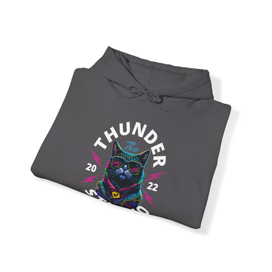 Thunder Studio Cat Hoodie - DJ Cat Vibe