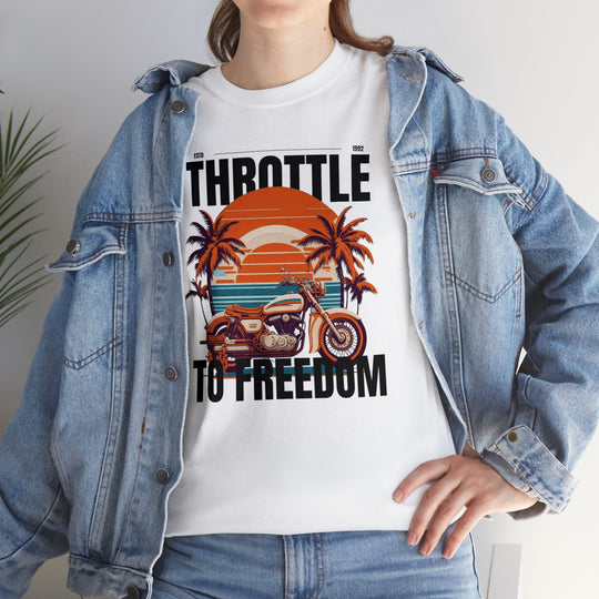 Throttle To Freedom Unisex T Shirt - Wave Fusions