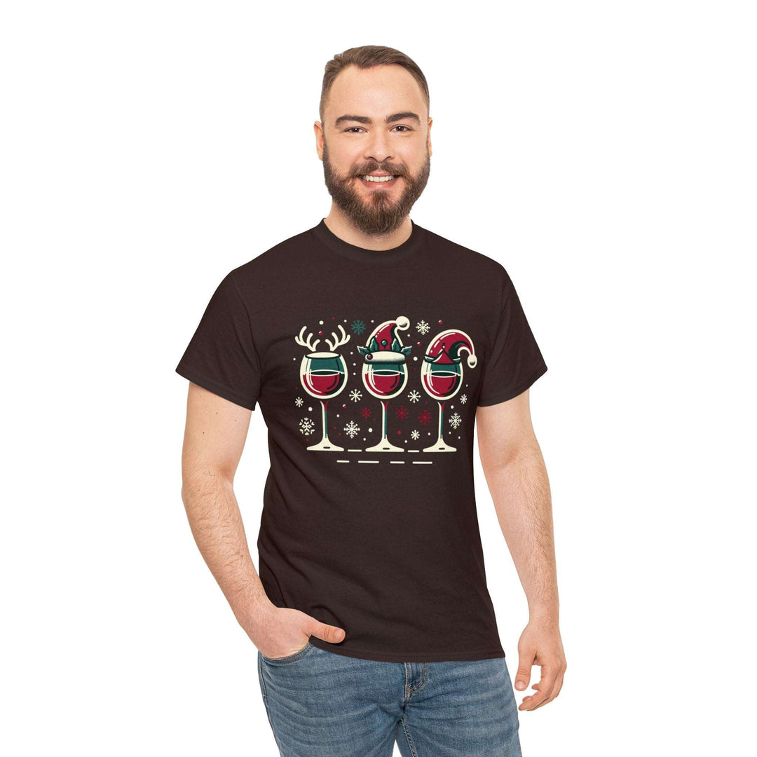 Holiday Cheer Wine Glasses Unisex T Shirt