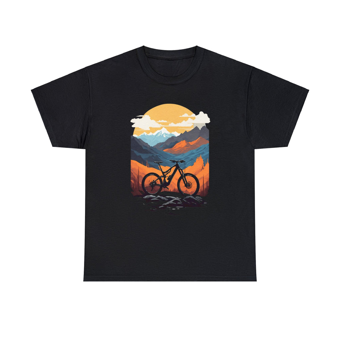 Mountain Bike Unisex T Shirt - Wave Fusions