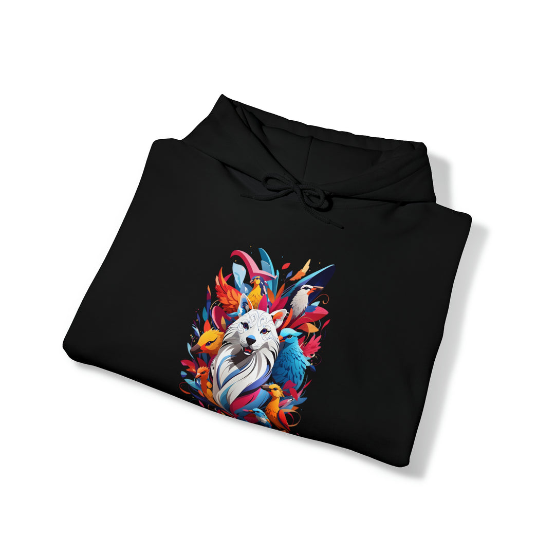 Dog and Phoenix Heavy Blend™ Hooded Sweatshirt - Wave Fusions