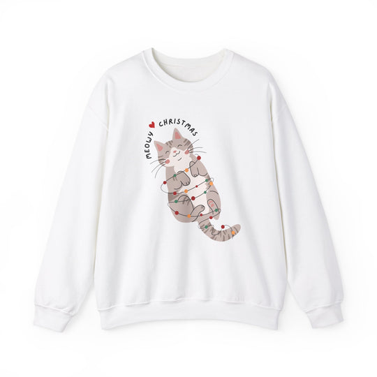 Meowy Christmas Unisex Sweatshirt - Wave Fusions