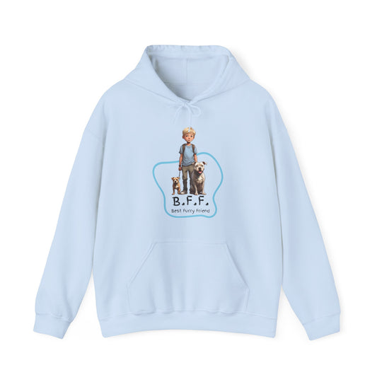 Best Furry Friend in City Lights Dog Hoodie -Bffs