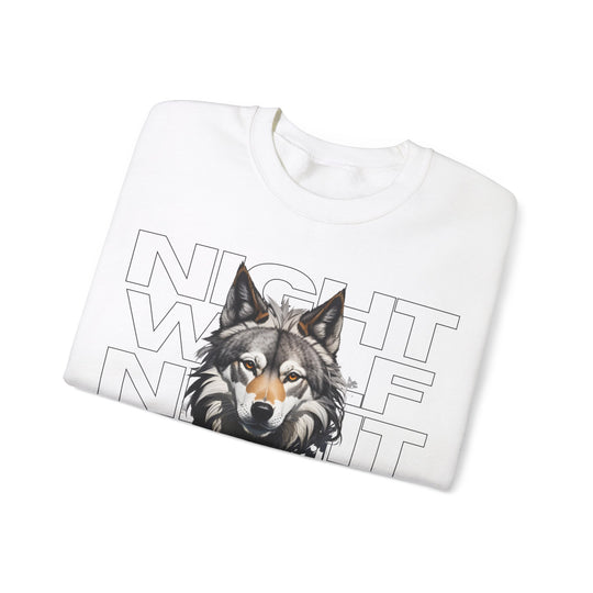 Lone Night Wolf Sweatshirt - After Dark Style