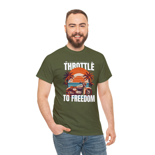 Throttle To Freedom Unisex T Shirt - Wave Fusions