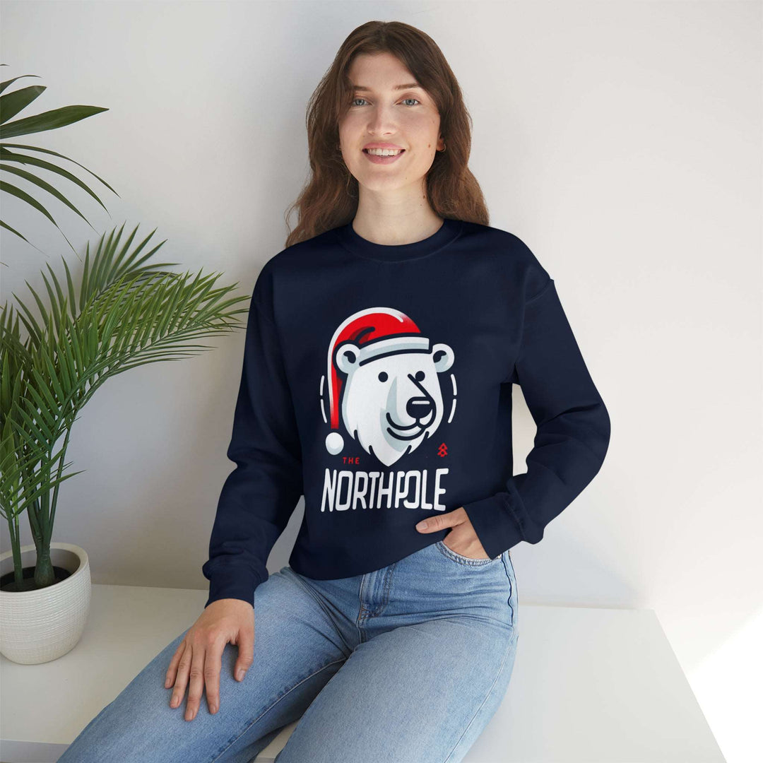 North Pole Bear Christmas Unisex Sweatshirt