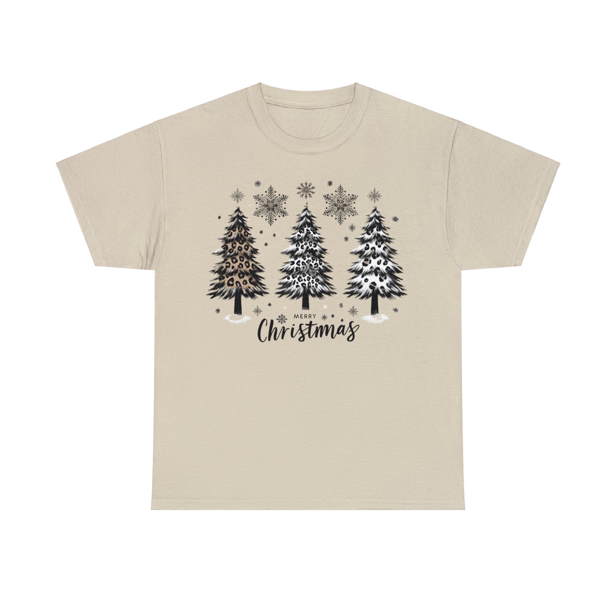 Snow Merry Christmas tree Unisex T Shirt - Wave Fusions