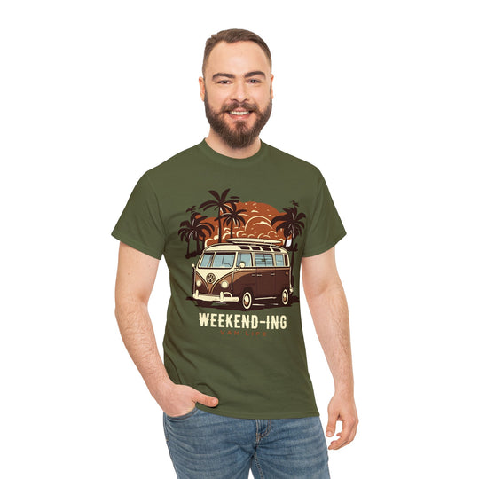 Weekend-ing Adventure Van Life T-Shirt - Escape in Style