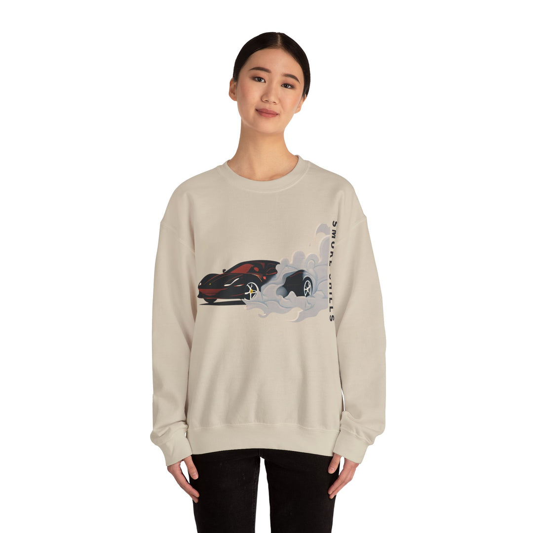 Smoke Chills Sports Car Sweatshirt - Modern Car Edition