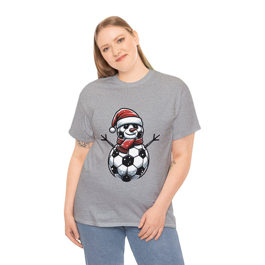 Football Santa Unisex T Shirt - Wave Fusions