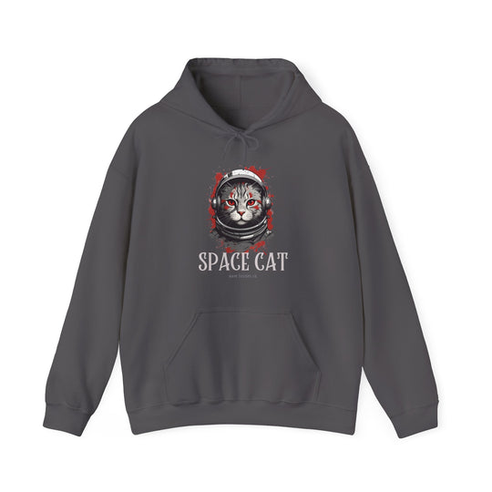 Cosmic Cat Spacewalk Astronaut Hoodie