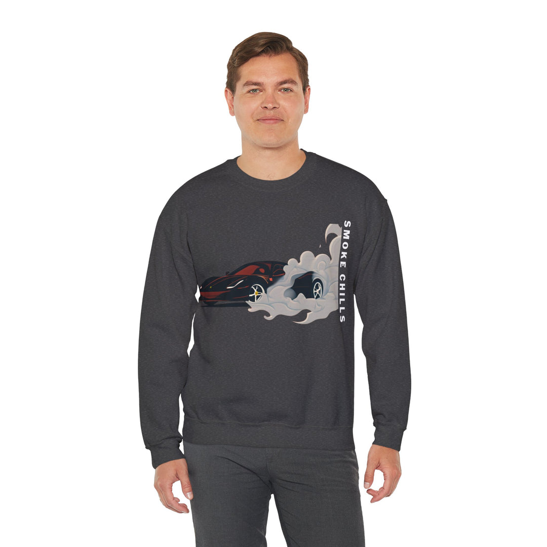 Smoke Chills Sports Car Sweatshirt - Modern Car Edition