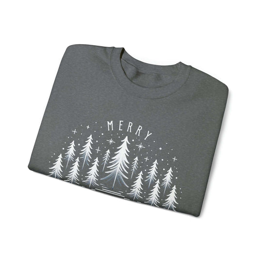 Midnight Magic Christmas Trees Unisex Sweatshirt