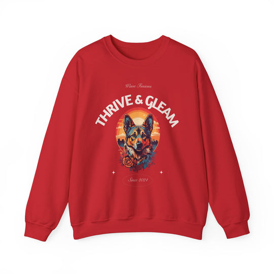 Urban Vista German Shepherd Dog Sweatshirt - Guardian of the City