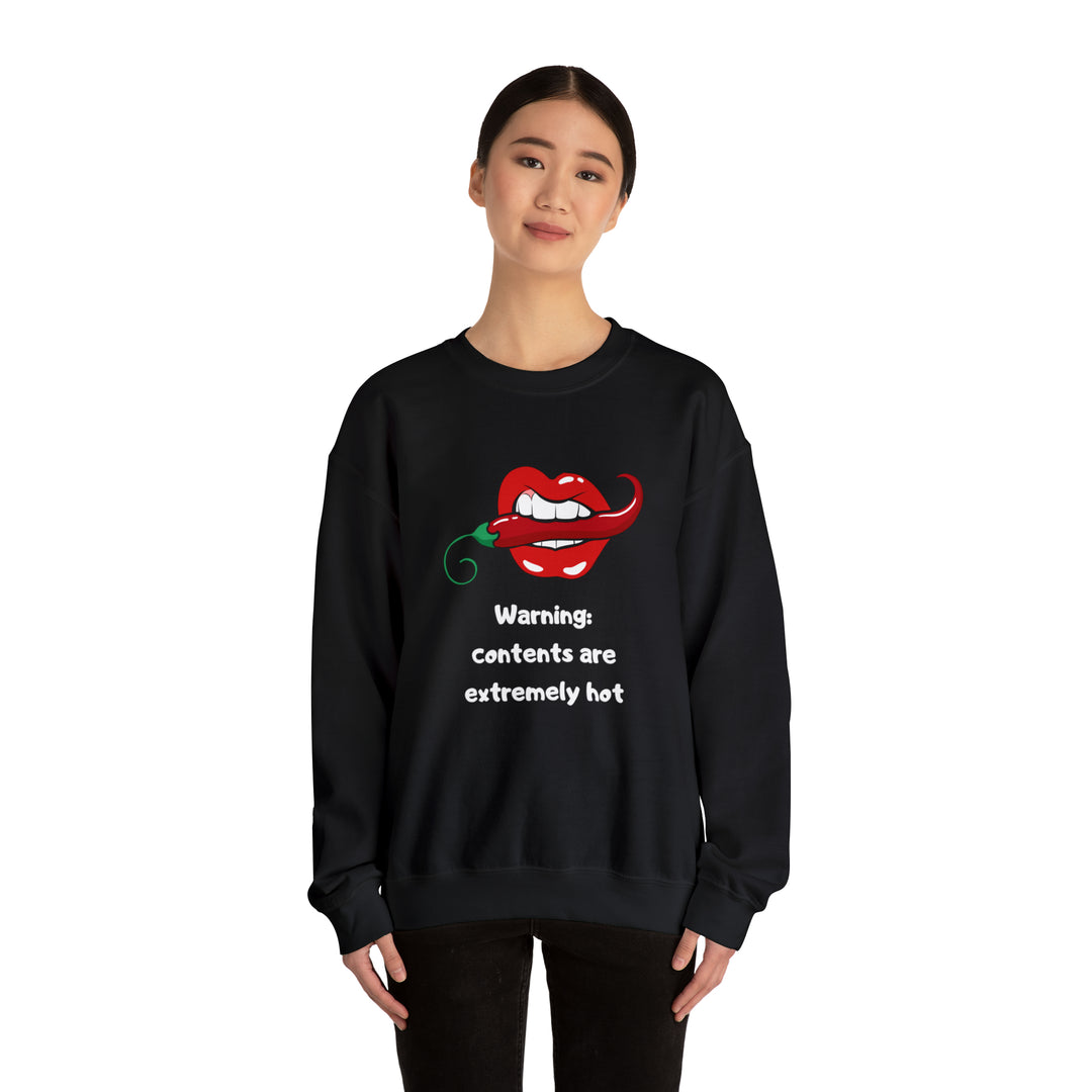 Warning Unisex Heavy Blend™ Crewneck Sweatshirt - Wave Fusions