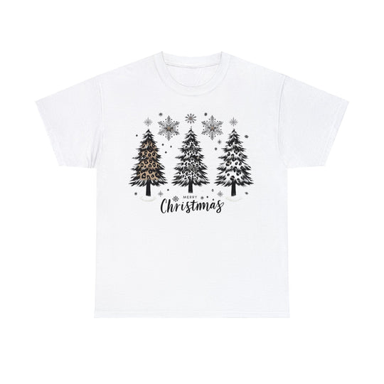 Snow Merry Christmas tree Unisex T Shirt - Wave Fusions