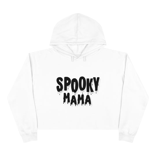 Spooky Mama Crop Hoodie - Wave Fusions