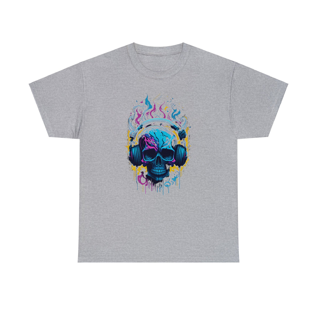 Rocking Skull Unisex Heavy Cotton Tee - Wave Fusions