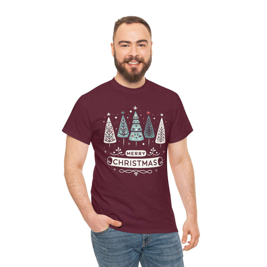 Folk Art Christmas Celebration Unisex T Shirt