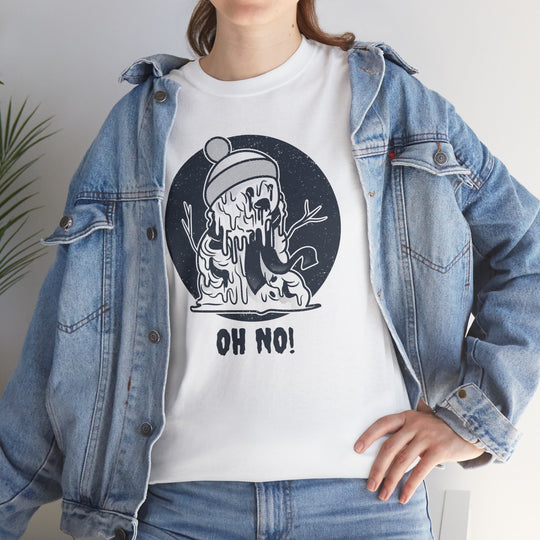 Oh No! Melting Snowman Graphic Tee