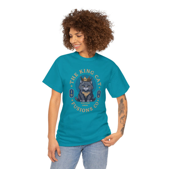 The King Cat T-Shirt - Royal Feline Series